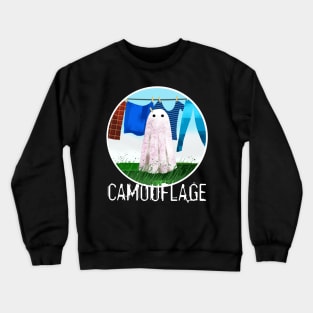 Camouflaged Ghost Crewneck Sweatshirt